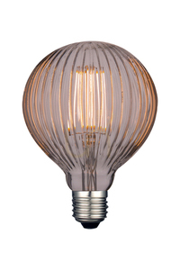 Glödlampa Markslojd Lines E27 LED 4W 2200K 125 mm rök 108728 small 0