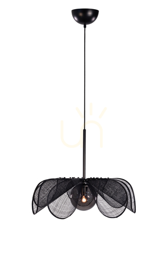 Kontrollera Pendant Light Markslöjd STYRKA 108660 Black Smoke 63 cm