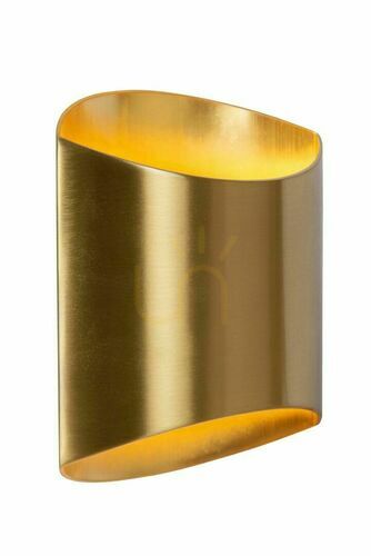 Kontrollera Lucide DILETTA vägglampa guld aluminium 16 cm 09240/01/02