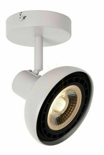 Kontrollera Spotlight Lucide SENSAS vit stål ES111 1x12W 30997/01/31