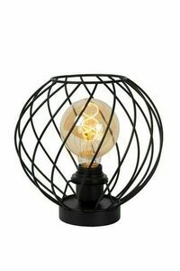 Lucide DANZA bordslampa svart metall E27 25 cm 21528/25/30 small 0