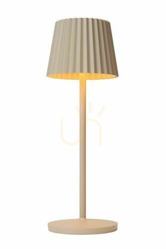 Kontrollera Utomhusstående lampa Lucide JUSTINE beige LED 27889/02/38