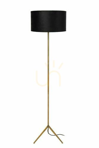 Kontrollera Golvlampa Lucide TONDO guld/svart 147 cm E27 45790/81/02