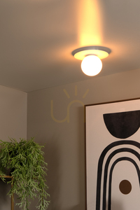 Lucide TRICIA vit plafond med glasskärm Ø 25 cm 79187/01/31 small 4