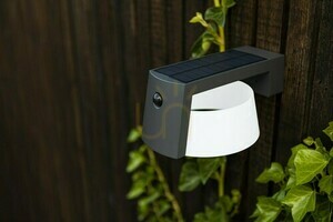 Vägglampa utomhus Lutec Moon Solar LED grå med rörelsesensor 6906001118 small 1