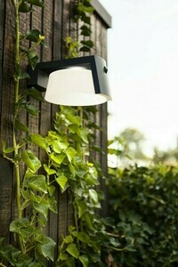 Vägglampa utomhus Lutec Moon Solar LED grå med rörelsesensor 6906001118 small 2