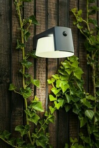 Vägglampa utomhus Lutec Moon Solar LED grå med rörelsesensor 6906001118 small 5