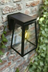 Utomhusvägglampa Lutec FIA Solar svart med rörelsesensor 6990901012 small 2