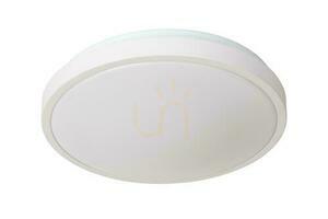 Plafond Lucide DASHER vit LED 18W IP44 34,8 cm 79110/35/31 small 1