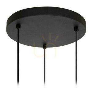 Lucide ELOISE taklampa svart glas metall 3-ljus E27 40 cm 45405/13/30 small 4