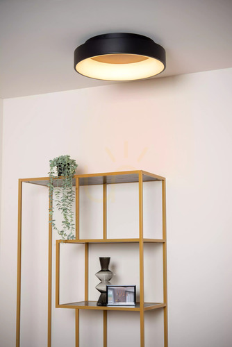 Kontrollera Plafond Lucide MIRAGE svart 45 cm LED 33W 36114/27/30