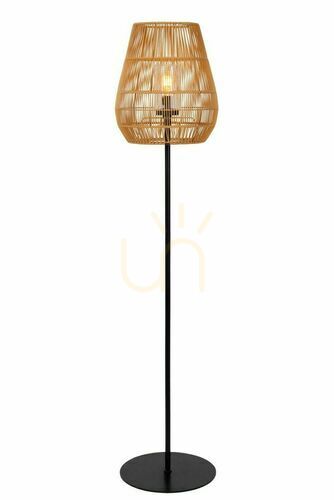 Kontrollera Lucide NERIDA utomhusstående lampa trä IP44 E27 154 cm 03845/81/72