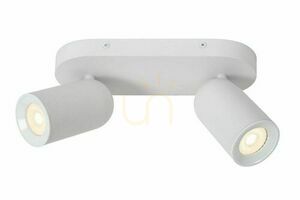 Lucide PUNCH vit takspotlight 2×GU10 13958/02/31 small 0