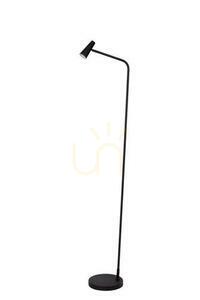 Lucide Stirling 36720/03/30 uppladdningsbar golvlampa, LED 3 W 2700 K, 48 h drifttid, touchdimmer, svart 137,5 cm small 1