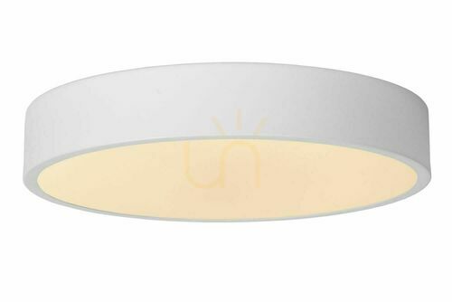 Kontrollera Plafond Lucide UNAR vit 30 cm LED 18W 79185/30/31