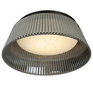 Plafond Lucide VIXI grå glas metall 35 cm 25115/35/65 small 2