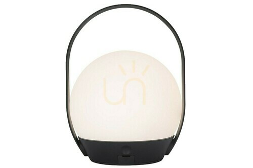 Kontrollera Utomhuslampa Lutec Cardi svart LED RGB 22,3 cm 6501702330