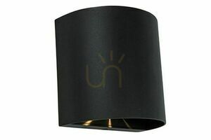 Vägglampa för utomhusbruk Lutec Gemini Beams svart matt LED 10W 5104006012 small 0