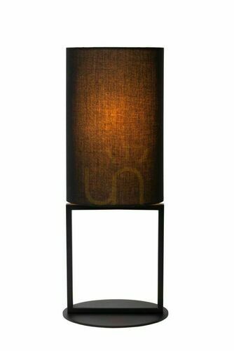 Kontrollera Lucide HERMAN bordslampa svart Japandi E27 50 cm 30562/81/30