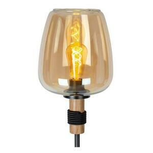 Golvlampa Lucide ILONA bärnstensfärgad/svart retro 150 cm E27 45708/01/62 small 2