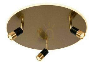 Plafond Lucide JUBEL guld/svart LED dimbar 48 cm 71101/48/02 small 0
