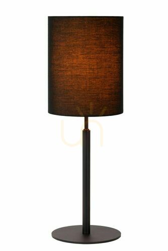 Kontrollera Bordslampa Lucide MAYA svart guld Japandi E27 48 cm 45509/81/30