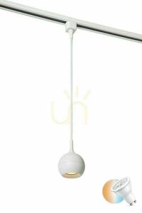 Lucide TRACK Favori vit GU10 pendellampa för enfasskena 09956/01/31 small 0