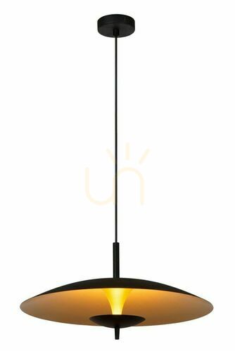 Kontrollera Taklampa Lucide VULCAN svart guld LED 45 cm 30461/09/30
