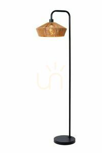 Lucide YUNKAI golvlampa japandi trä svart E27 150 cm 10713/28/72 small 0