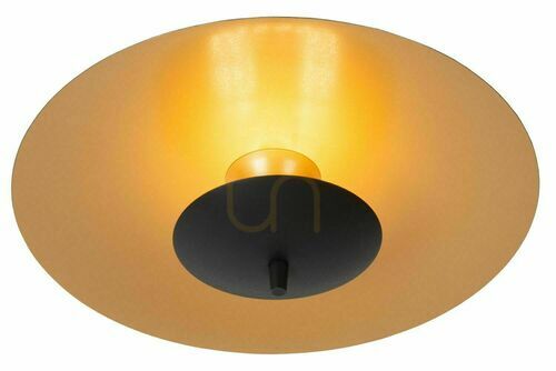 Kontrollera Plafond Lucide VULCAN svart/guld LED 35 cm 30161/09/30
