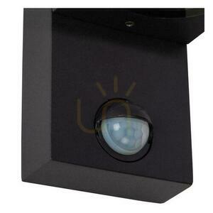 Lucide ZARO svart utomhusvägglampa IP65 GU10 med rörelsesensor 69802/01/30 small 2