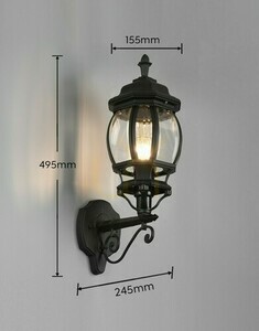 Trio ELVO vägglampa för utomhusbruk 206967132 small 7