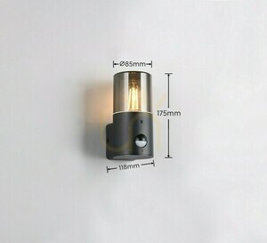 Trio HOOSIC vägglampa för utomhusbruk - MOVEMENT SENSOR 222260132 small 7