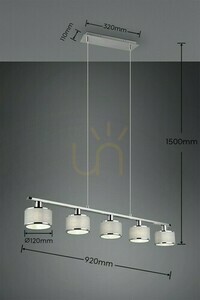 Trio KAPRUN taklampa 311600506 small 7