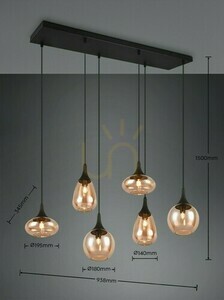 Trio LUMINA taklampa 317000613 small 7