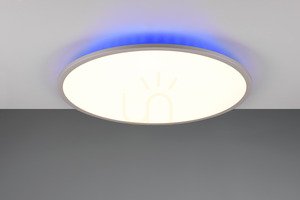 Trio YUMA 641719287 LED-plafond, titanfärgad, 60 cm, CCT och RGB small 7