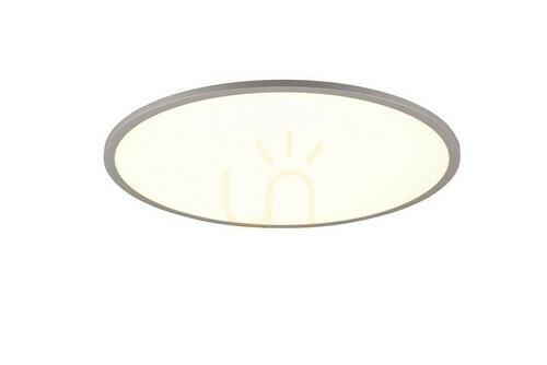 Kontrollera Trio YUMA 641719287 LED-plafond, titanfärgad, 60 cm, CCT och RGB