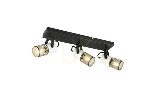 Kontrollera Takspotlight Trio TOSH 3 × E14 svart och vit 804300334