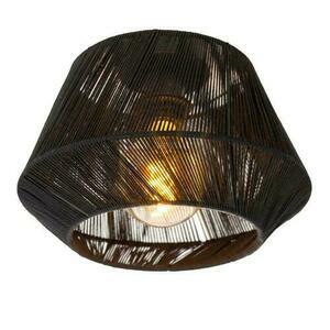 Plafond Lucide JESSICA svart 30 cm bomull Japandi 10121/30/30 small 2
