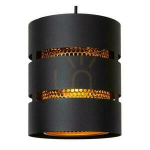 Lucide ROSAS pendelarmatur svart guld metall 3 lampor 21433/13/30 small 2