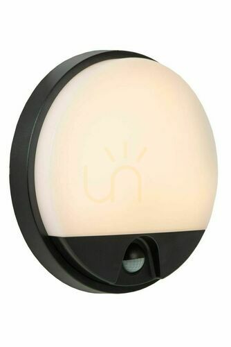 Kontrollera Lucide HUPS vägglampa utomhus svart LED 10W IP54 22863/10/30