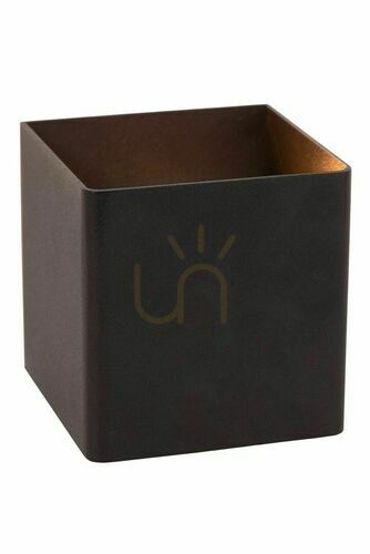 Kontrollera Lucide VERTIGO vägglampa svart LED aluminium IP54 6W 27250/06/30