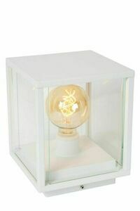 Outdoor Post Light Lucide Claire Vit Glas 24,5 cm 27883/25/31 small 0