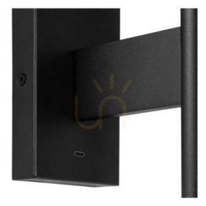 Lucide FINAN vägglampa svart LED aluminium modern small 2