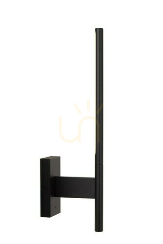 Kontrollera Lucide FINAN vägglampa svart LED aluminium modern
