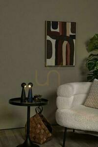 Lucide IPSOS blå bordslampa LED dimbar aluminium moderna design small 2