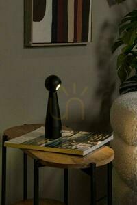 Lucide IPSOS svart bordslampa LED dimbar aluminium small 3