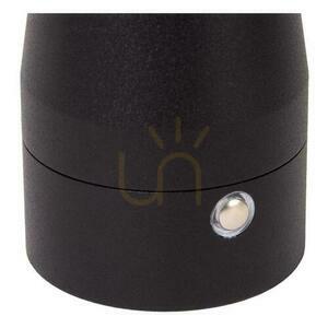 Lucide IPSOS svart bordslampa LED dimbar aluminium small 4