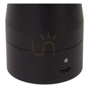 Lucide IPSOS svart bordslampa LED dimbar aluminium small 5