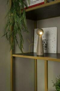 Sladdlös bordslampa Lucide IPSOS 33500/03/41, LED 3 W, 250 lm, 2700 K, taupe, 22 cm, USB-laddning small 1